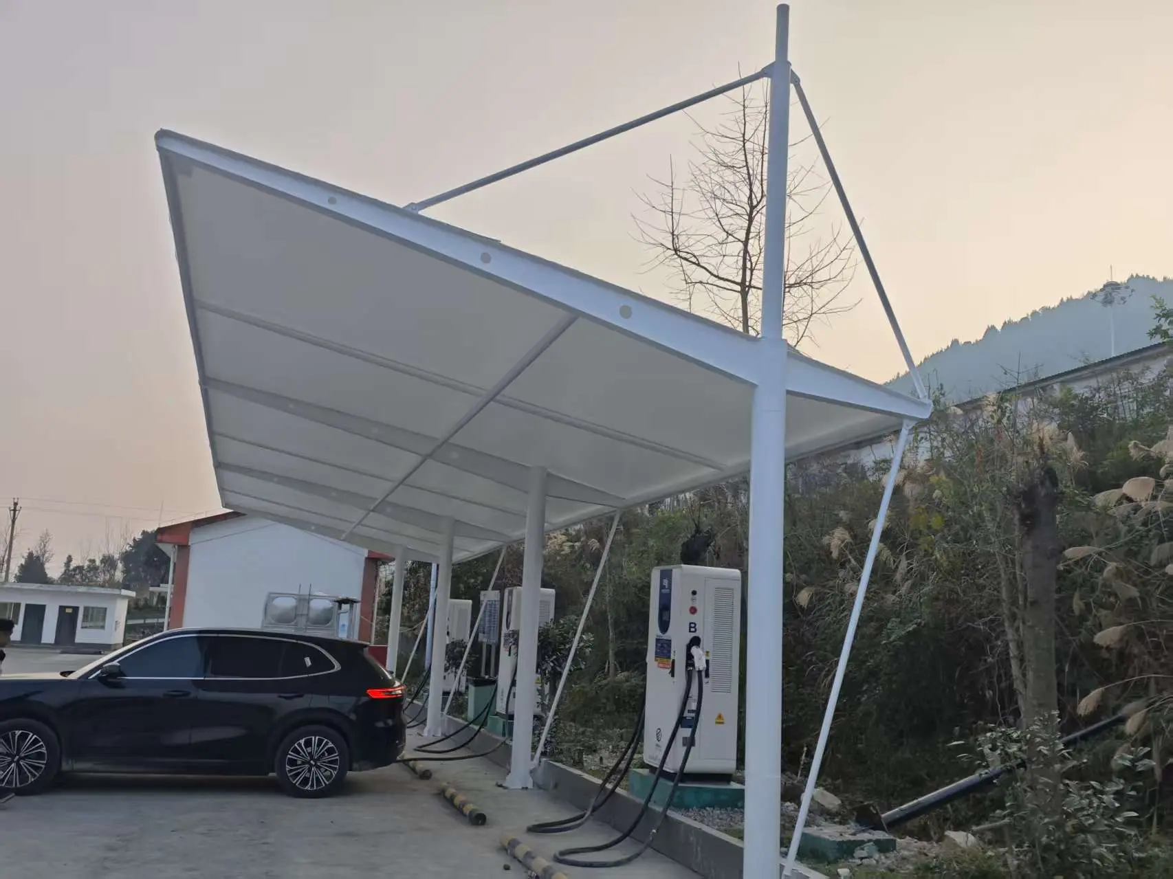 贵州关岭膜结构停车棚怎么选不踩坑？本地源头工厂详解选材与报价