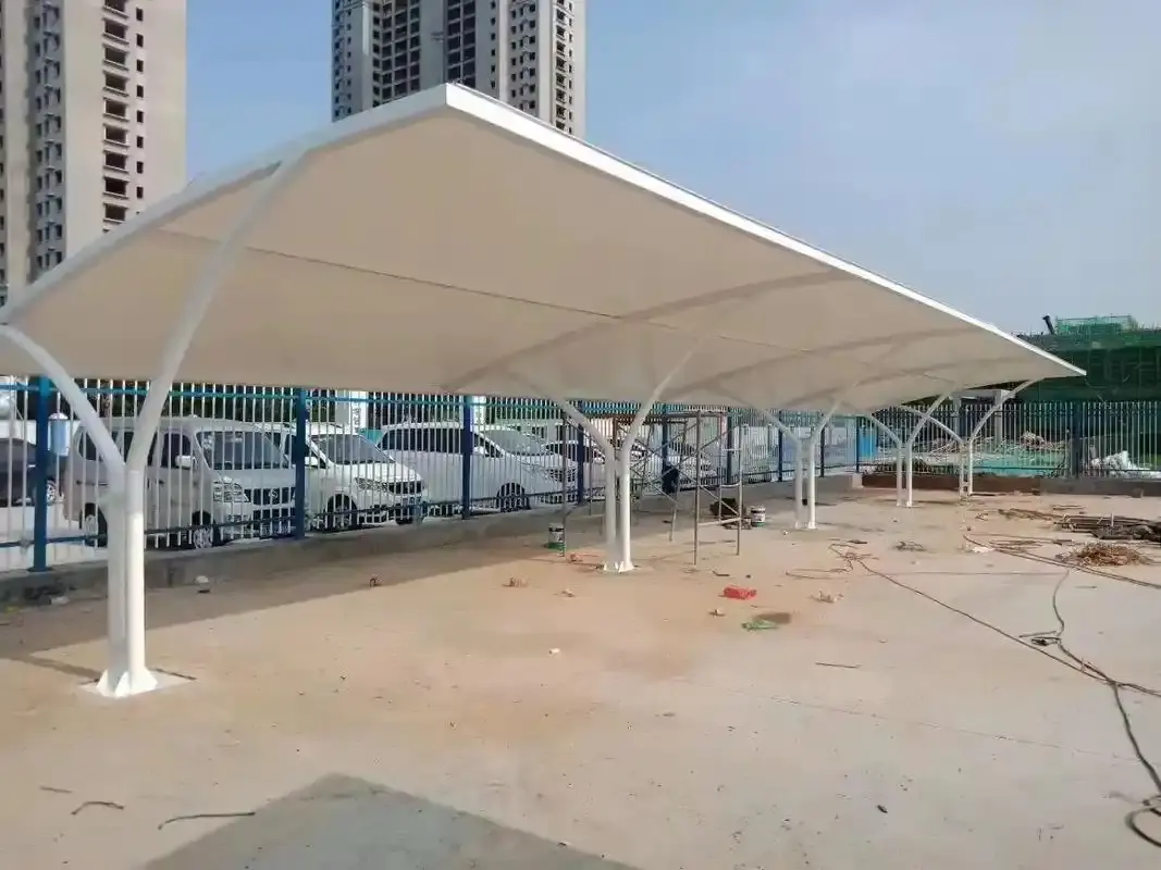 贵州关岭园区停车棚为何生锈漏水?选购膜结构先避开这三个坑